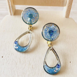 しずくのイヤリング スリム アクアシャボン B