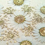 押し花セット＜ホワイト＆ゴールド＞