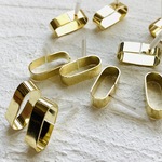 【4個とキャッチ】デザインポストピアス/開閉可/メタルピアス/フープピアス/ゴールドカラー #0119