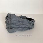 大人のヘアターバン