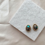 インド・ターコイズ　ピアス＊イヤリング