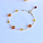 14kgf Baltic Amber Station bracelet 〜悠久の時の贈り物〜