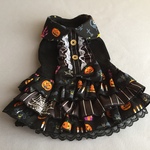 かわいいハロウィン柄＊フリフリスカートのワンピ