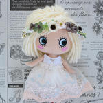 イーマリーちゃん・ブライスサイズ　花冠　アースカラー⑩