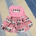 SALE❣️ピンク音符♫のワンピース