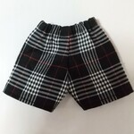 黒チェックパンツ