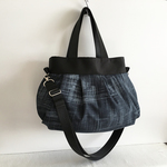 クロスボディ (SMALL) – Painters Canvas in Charcoal