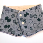 ＜再入荷！＞※※※モアボアマフラー　ちょうちょ　gray×green　※※※