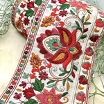 新作SALE♡r8d4 長さ50cm×幅約9.5cmインド刺繍リボン