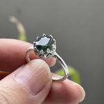 kameji様専用　バイカラーサファイア1.84ct シルバーリング
