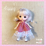 オビツ11 サイズ❤︎サンドレス❤︎赤のギンガムチェック❤︎