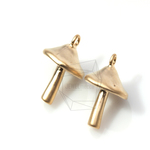 PDT-078-MG【2個入り】キノコペンダント,Mushroom Pendant