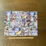 9/20まで　20×27cmミニミニクロス　㉟きのこぎっしり