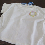 刺繍フリルブラウス 100cm〜120cm