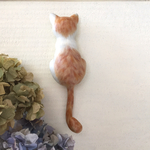 【再販】猫フック*白×茶