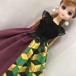 リカちゃん服　ドレス