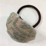 ミナペルホネン　ヘアゴム　handmade sieste ベージュ