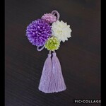 浴衣 着物 袴 パープル系の和服にぴったりの髪飾り