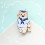 猫の水兵さん＊茶白