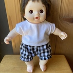 ちいぽぽちゃん服　かぼちゃパンツセット①