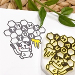 【再】フクロモモンガ(Thank you)◎消しゴムはんこ◎