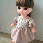 ［完成品］メルちゃん服♡リバティの冬服　ソランちゃん服　フローティングフローラ