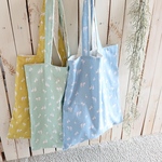 あひるさんのくったりトート(ブルー)