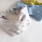 あひるさんのヘアーターバン(グレー)