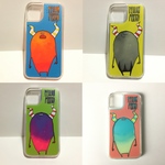 流れるネオンサンドモンスターケースiPhone11pro