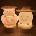 ハロウィンくまさん＆おばけさんランタン〜3Dプリンター製間接照明〜