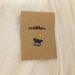 おひげジップチャーム（ゴールド）