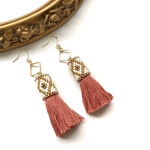 再販6♡tassel × earrings（terracotta）