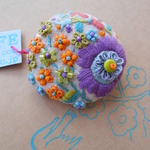 刺繍ブローチ　セール品