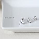 Belita ハート ピアス シルバー925