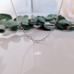 シンプルハートのネックレス（シルバー）