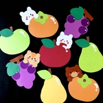 【保育壁面】くだもの　秋　