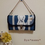【予約作品】～＊オーダーデザインのＷファスナー長財布4点セット～＊