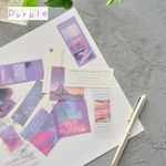  New！ 海外シールと紙モノセット「 Purple」 25枚
