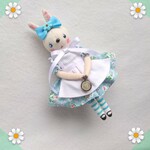 【送料込】アリスになりたいうさぎちゃん　バッグチャーム　ドール