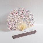 【S様専用ページ】Flower扇子*リバティFeldaピンク×ナチュラル