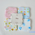 ୨୧ 新作 おまけ付き♪　miniハンカチ　୨୧ ふわふわ&やわらかミニ８重ガーゼ ５枚セット♪ 授乳パッドとしても。。。