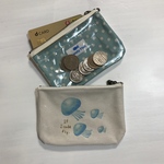 こんなの欲しかった！中身のみえるおさかな小銭入れカードもたっぷり入るよ（くらげ）