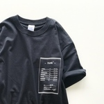 《ラスト1点》ビッグシルエットTシャツ / カフェ伝票 / ダークネイビー