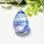 宇宙のような空(空卵)雲レジン