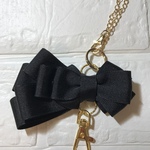 ヘルプマークストラップ　Lepi Ribbon  黒