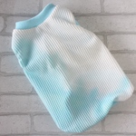 犬服　タイダイ　スカイブルー　タンクトップ　ハンドメイド