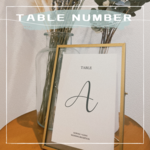 テーブルナンバー｟A｠/結婚式