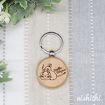 【SALE!! 30%0FF】キータグ　重なって寝るデグーさんたち