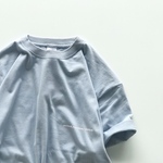 《送料無料》uniform / ビッグシルエットTシャツ / アシッドブルー