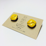 ヴィンテージ  ピアス  ニケ  イエロー  L